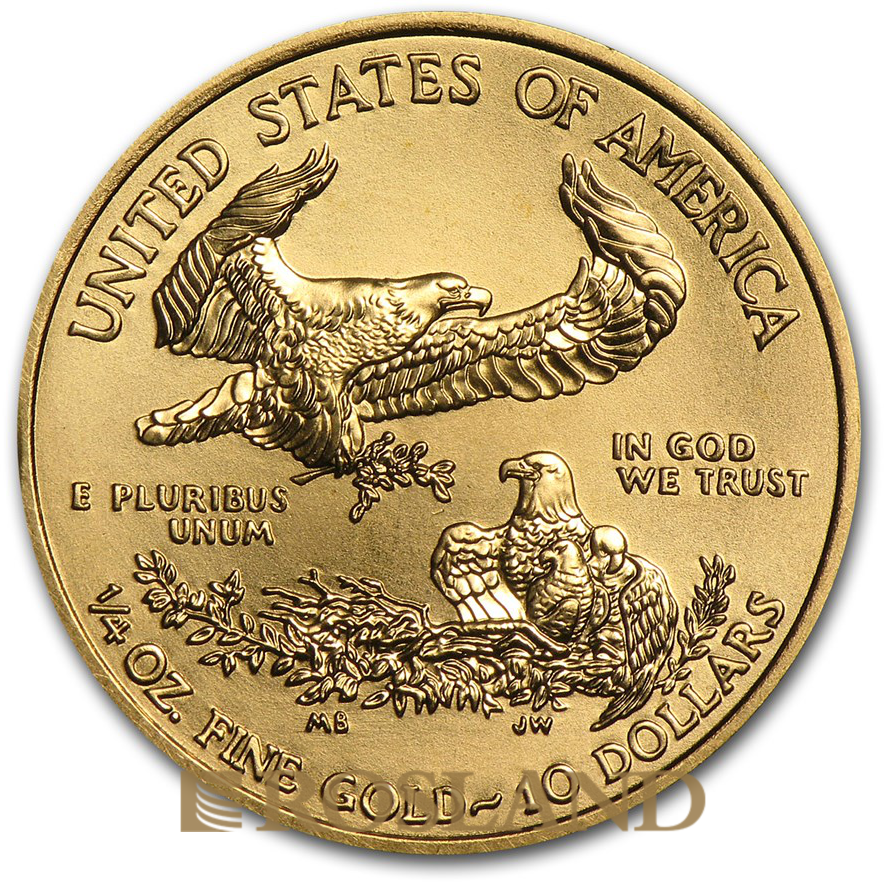 1/4 Unze Goldmünze American Eagle 2010