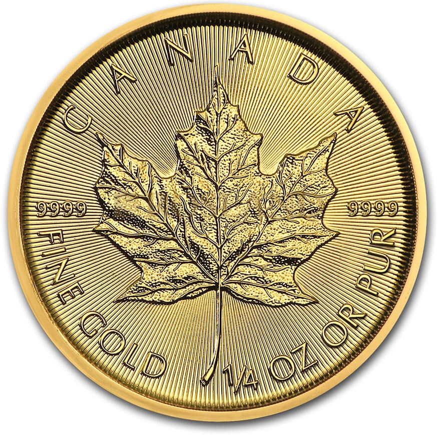 1/4 Unze Goldmünze Kanada Maple Leaf 2020