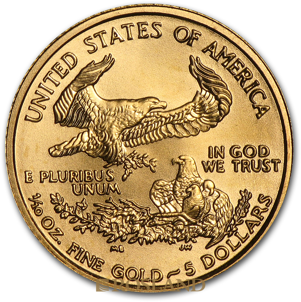 1/10 Unze Goldmünze American Eagle 2002