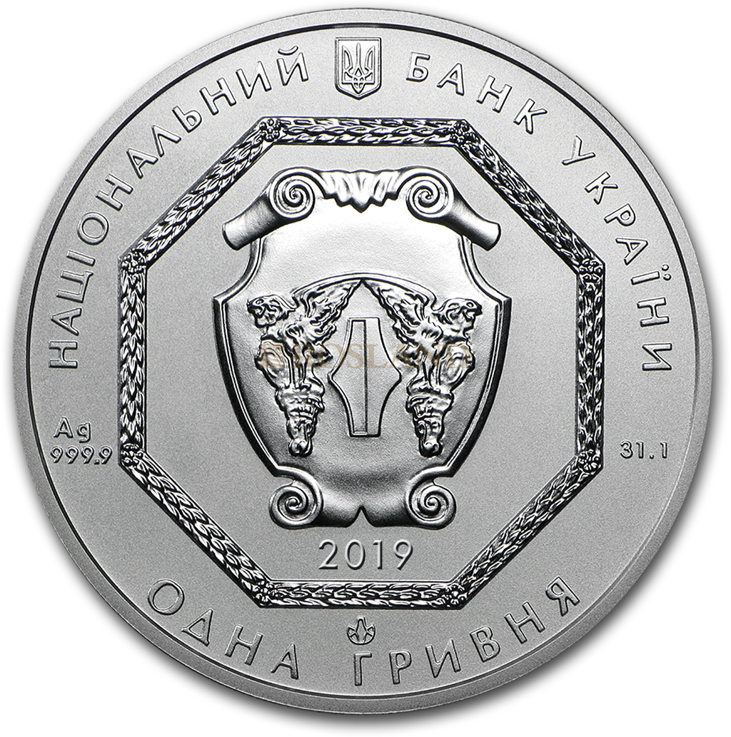 1 Unze Silbermünze Ukraine Erzengel Michael 2019