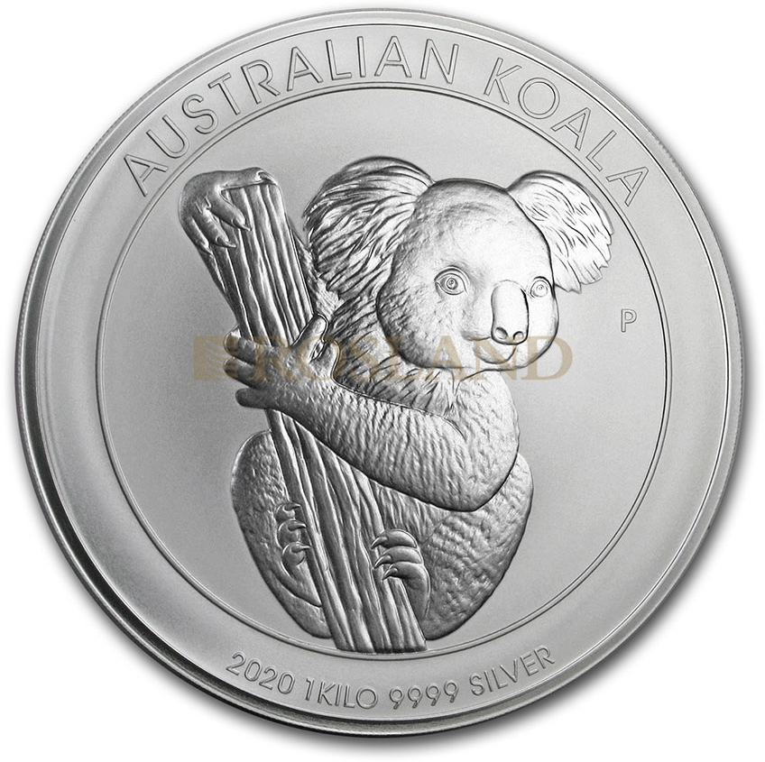 1 Kilogramm Silbermünze Koala 2020