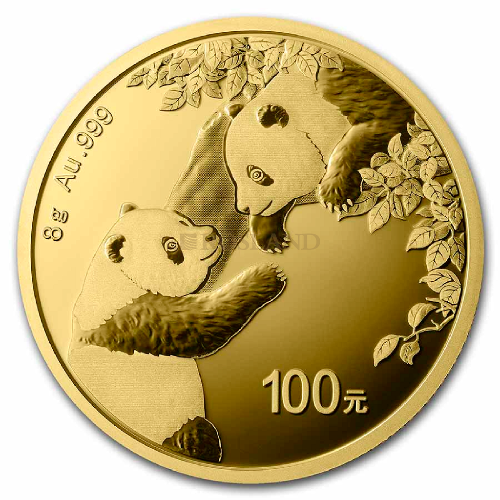 8 Gramm Goldmünze China Panda 2023