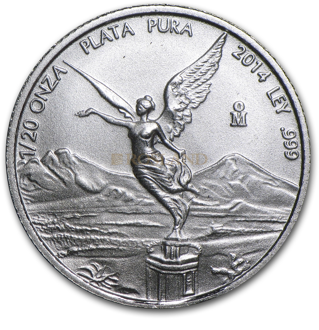 1/20 Unze Silbermünze Mexican Libertad 2014
