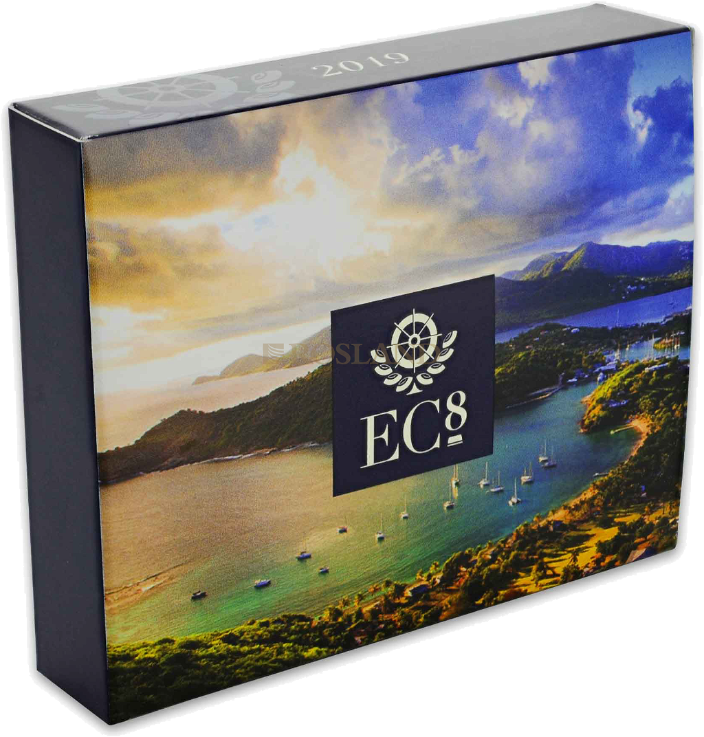 1 Unze Goldmünze EC8 St. Vincent & The Grenadines 2019 PP (Koloriert, Box, Zertifikat)