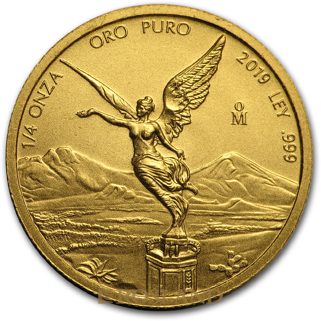 1/4 Unze Goldmünze Mexican Libertad 2019