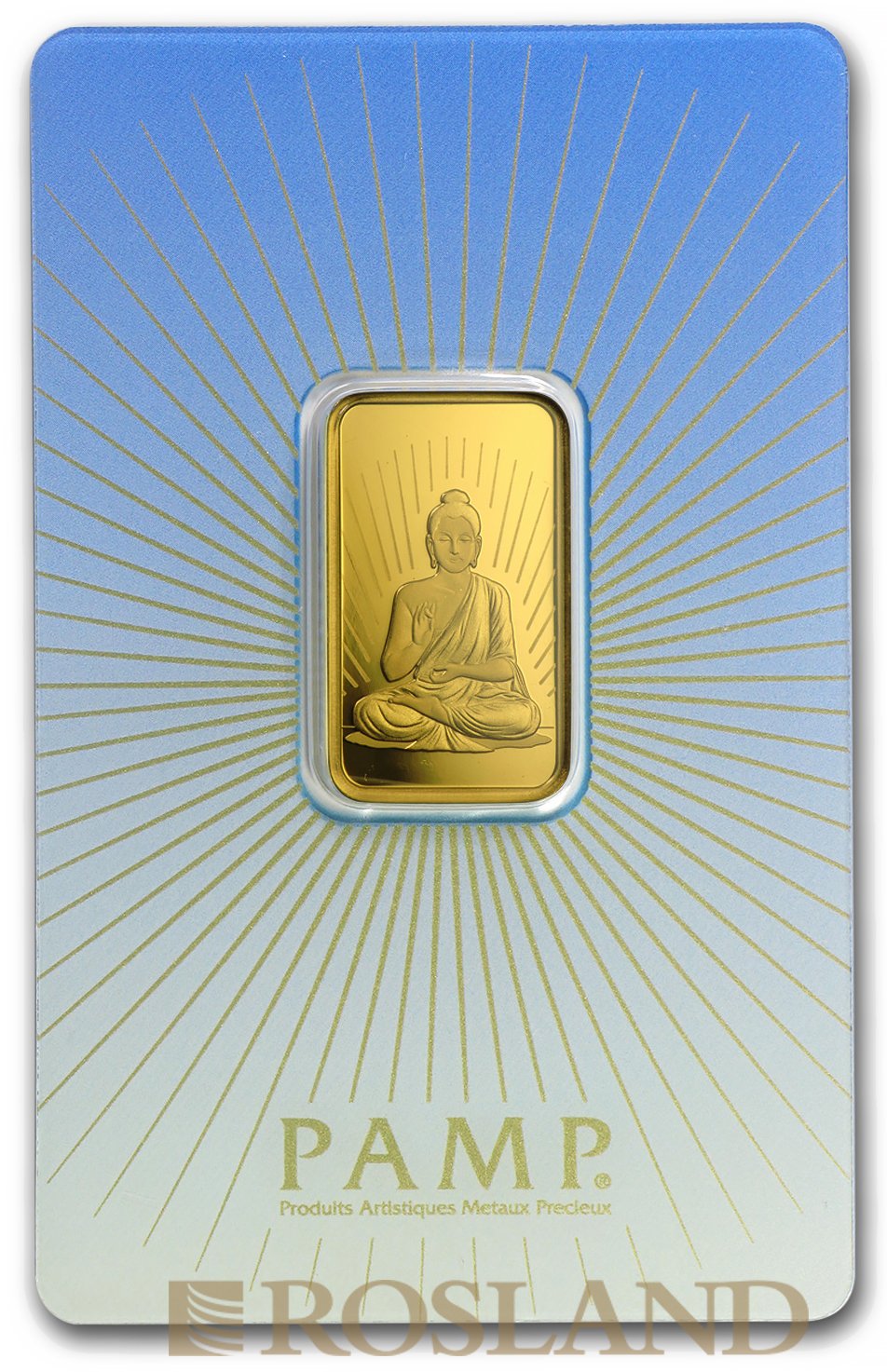 10 Gramm Goldbarren PAMP Religion - Buddha
