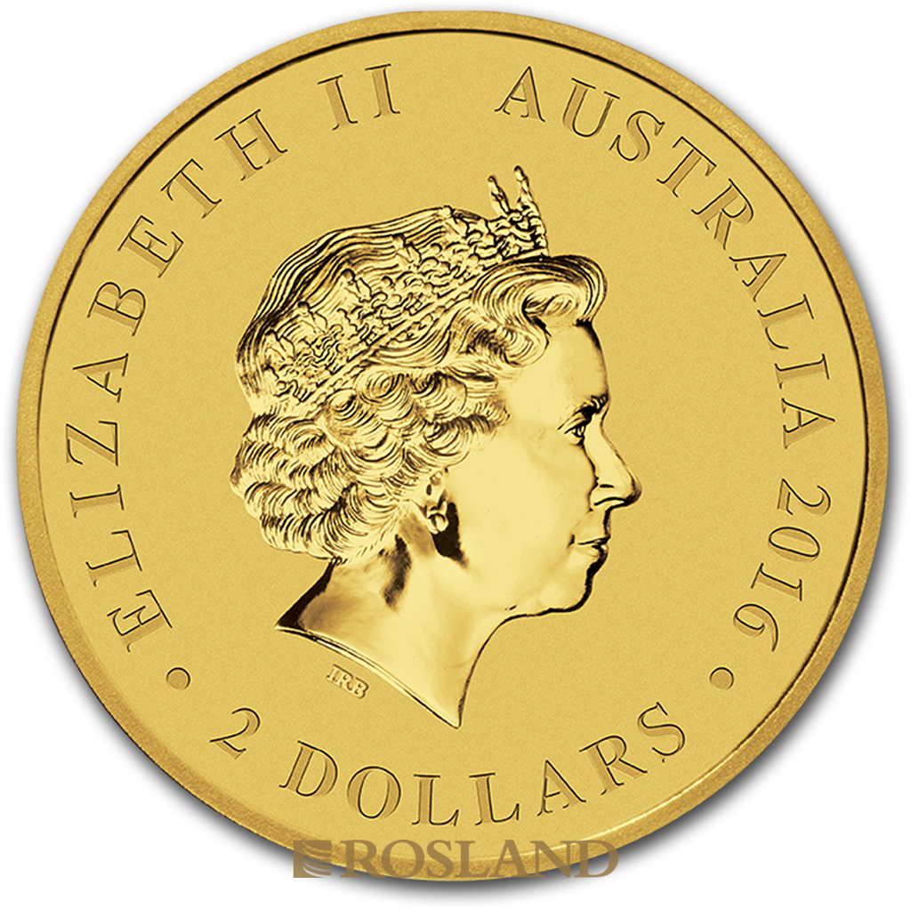 1/2 Gramm Goldmünze Australien Känguru 2016 (Blister, Zertifikat)
