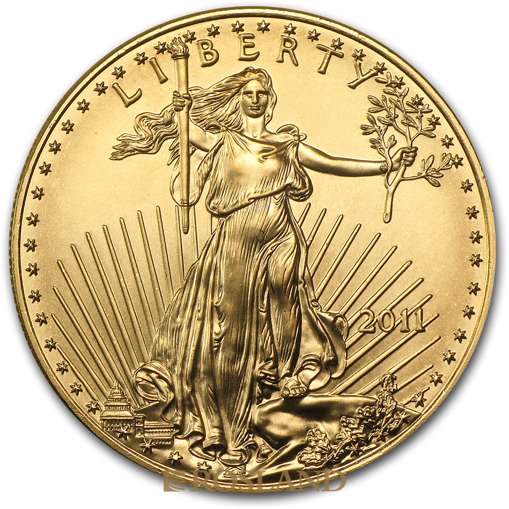 1 Unze Goldmünze American Eagle 2011