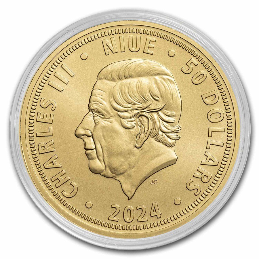 1 Unze Goldmünze Tschechischer Löwe 2024