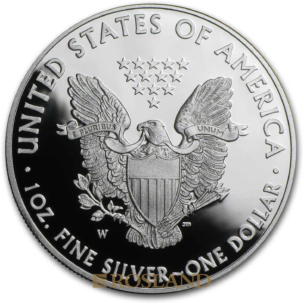1 Unze Silbermünze American Eagle 2015 (W) PP PCGS PR-70 (FS, DCAM)