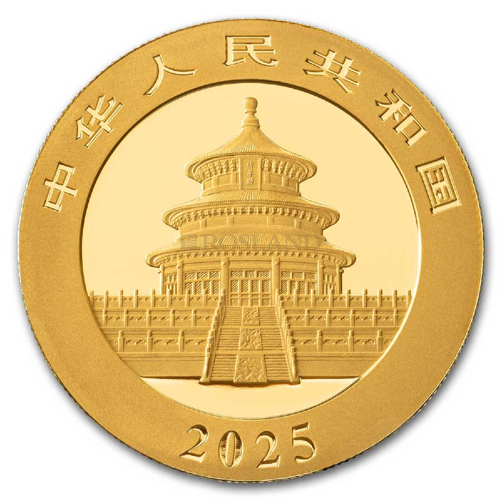 30 Gramm Goldmünze China Panda 2025