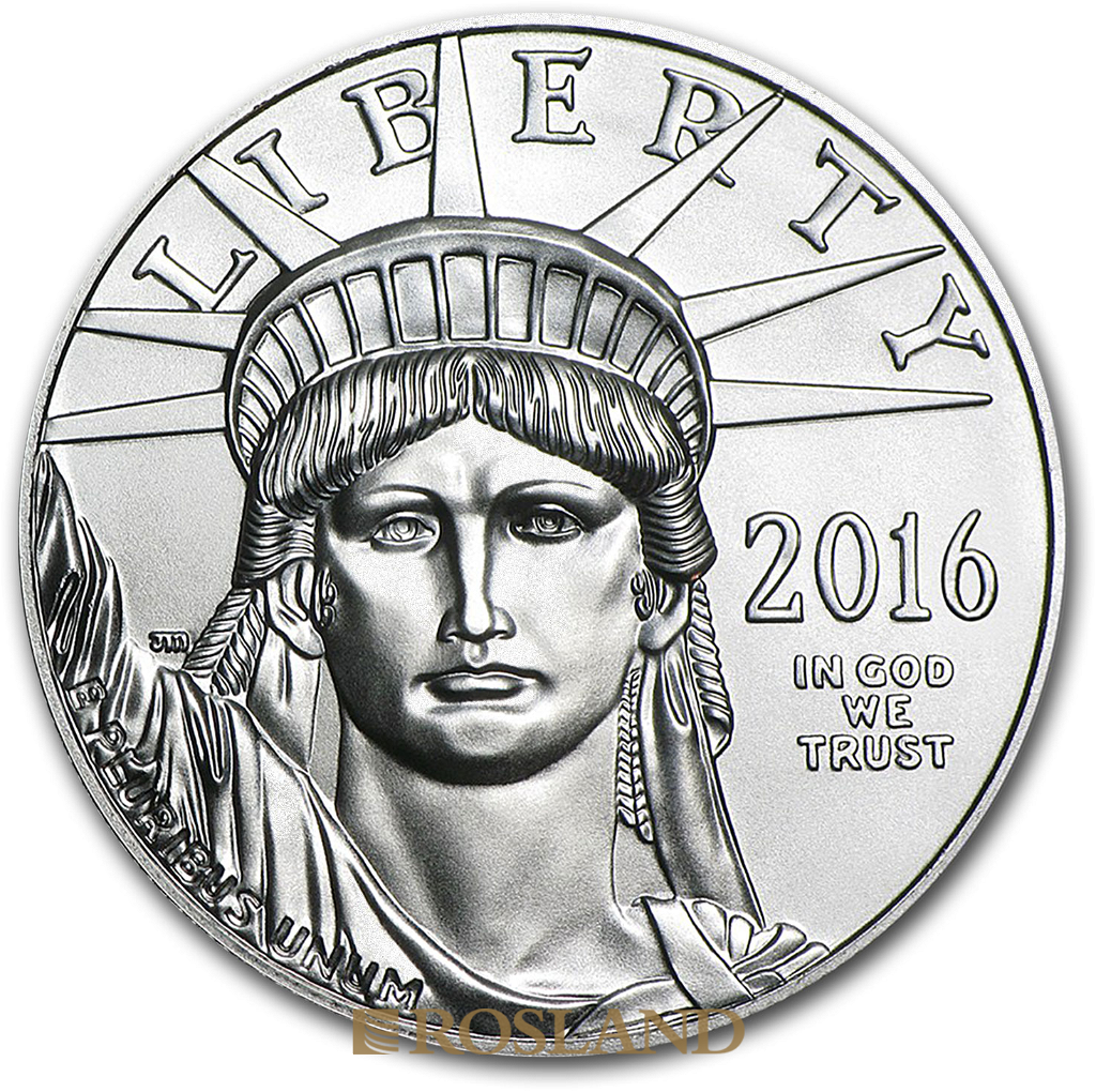 1 Unze Platinmünze American Eagle 2016