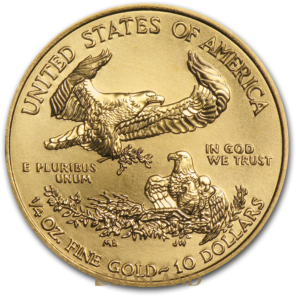 1/4 Unze Goldmünze American Eagle 2018 (Box)
