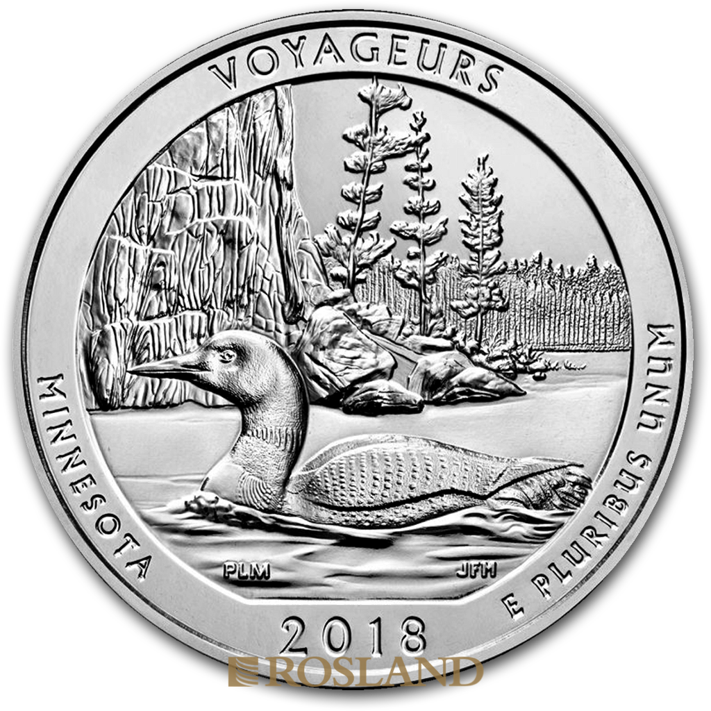 5 Unzen Silbermünze ATB Voyageurs National Park 2018
