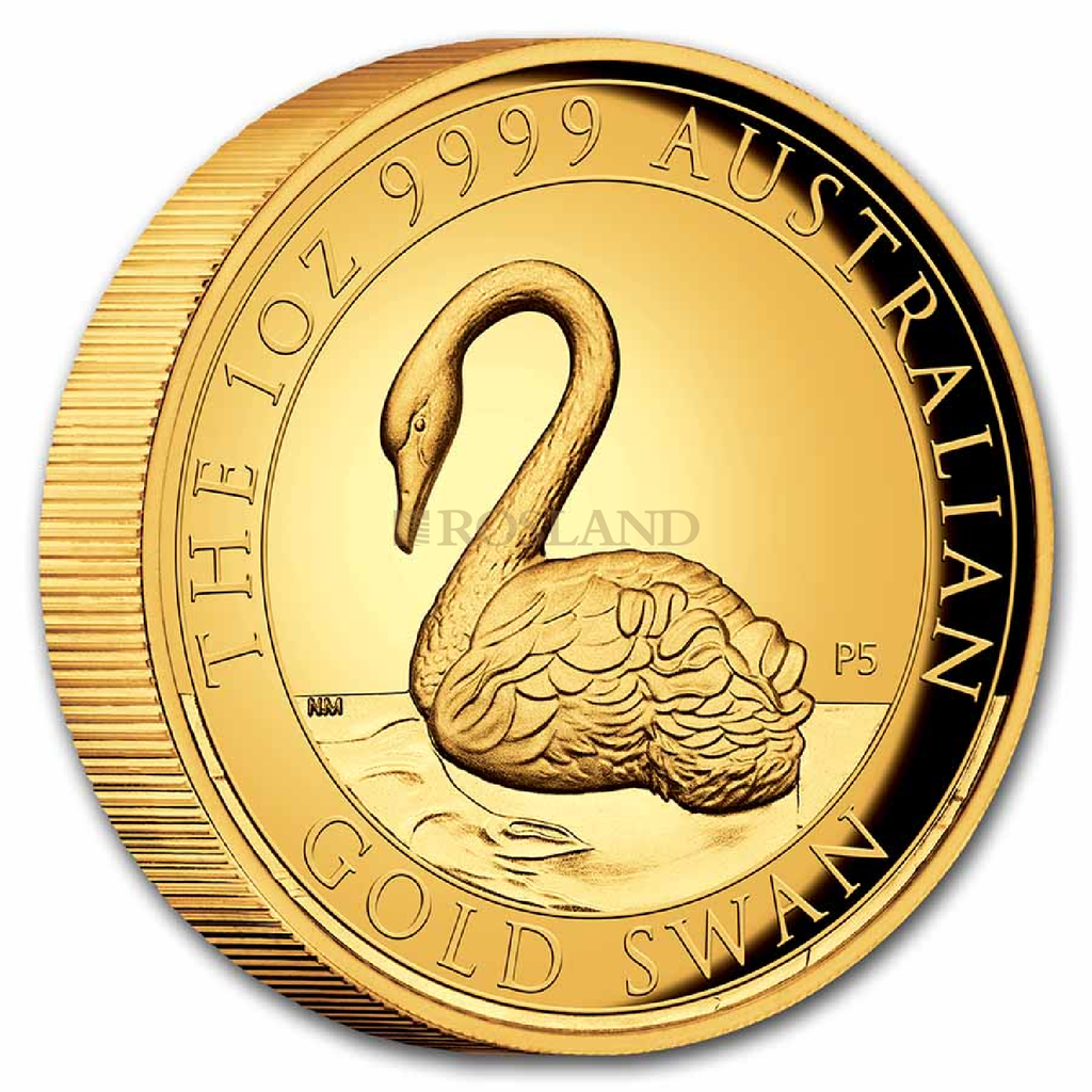 1 Unze Goldmünze Australien Schwan 2021 PP (HR, Box, Zertifikat)