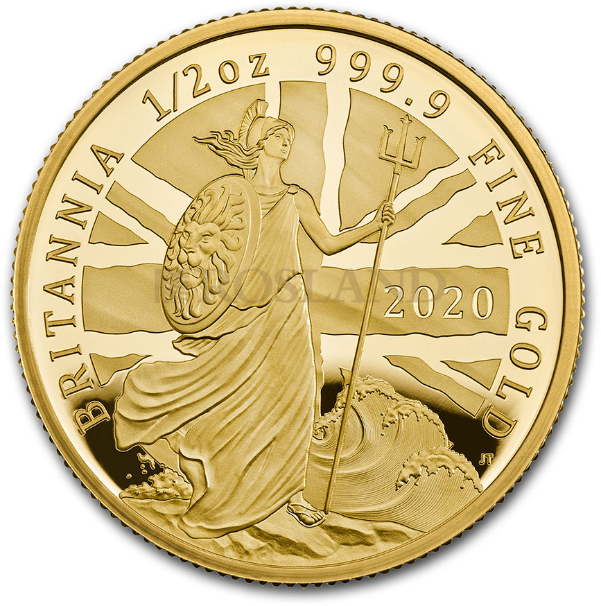 0,85 Unzen - 3 Goldmünzen Britannia Set 2020 PP (Box, Zertifikat)