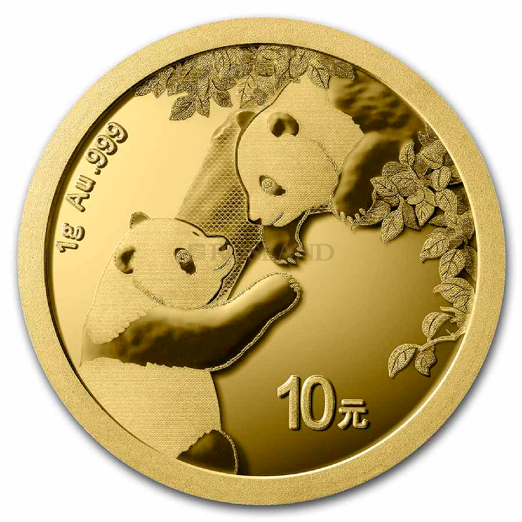 1 Gramm Goldmünze China Panda 2023