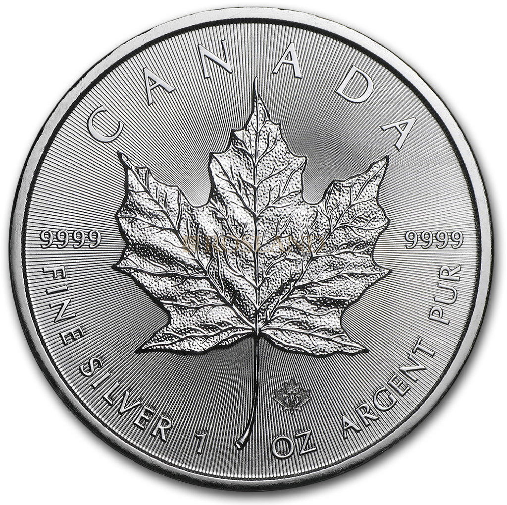 1 Unze Silbermünze Kanada Maple Leaf 2014