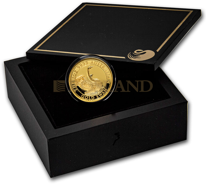 1 Unze Goldmünze Australien Schwan 2020 PP (HR, Box, Zertifikat)