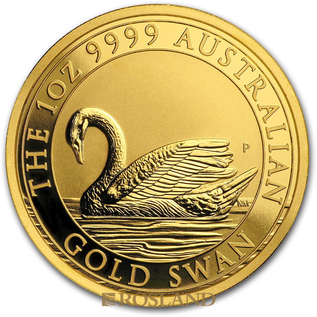 1 Unze Goldmünze Australien Schwan 2017