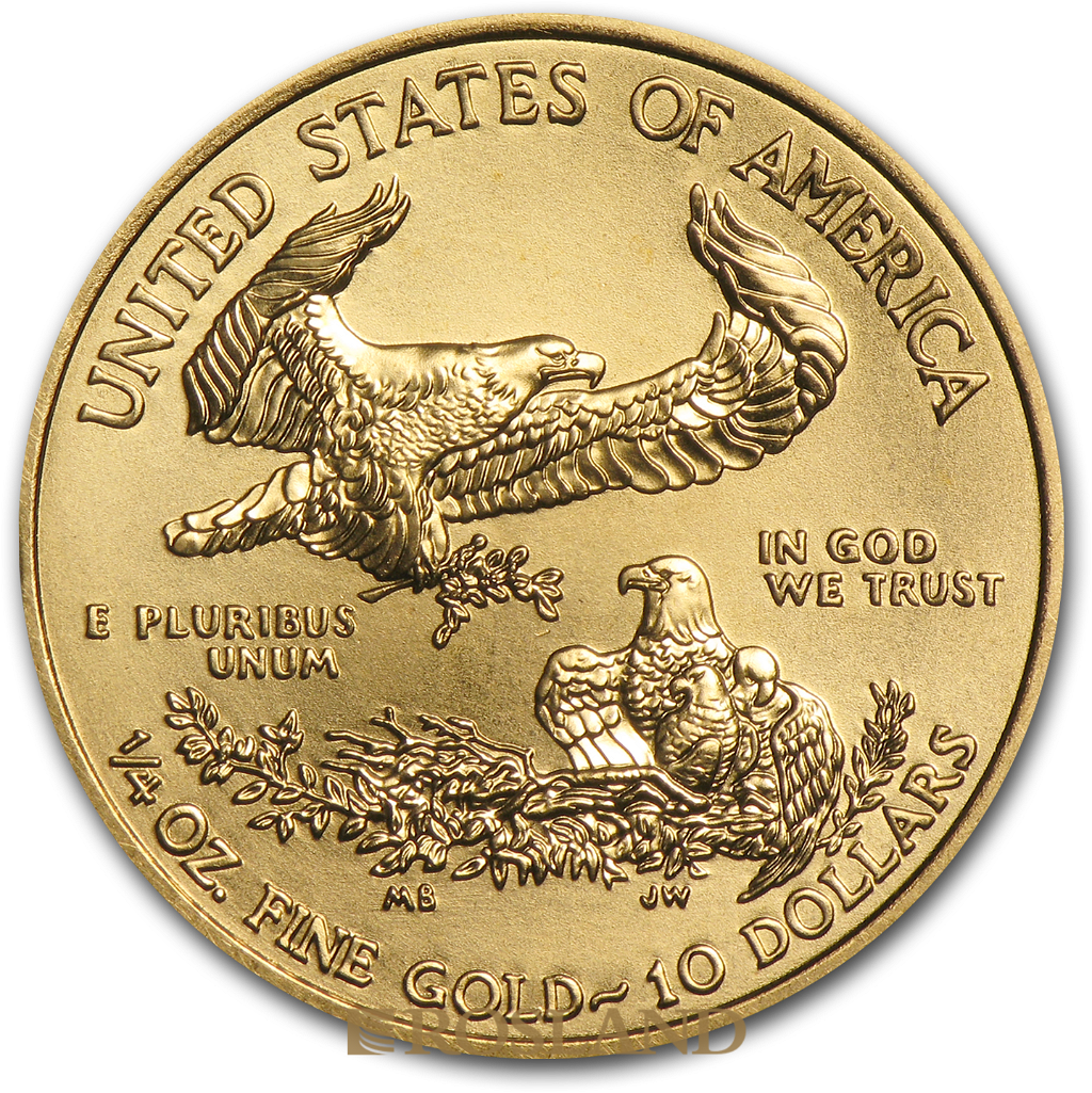 1/4 Unze Goldmünze American Eagle 2015