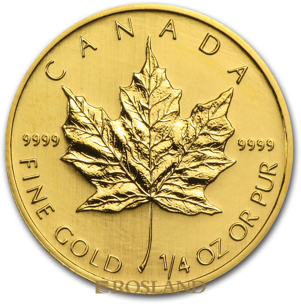 1/4 Unze Goldmünze Kanada Maple Leaf 2005