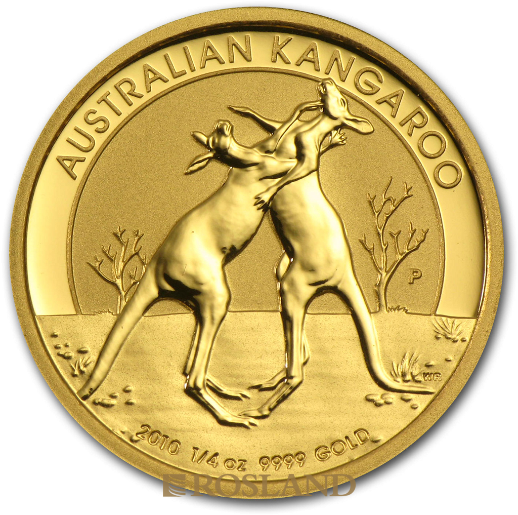 1/4 Unze Goldmünze Australien Känguru 2010