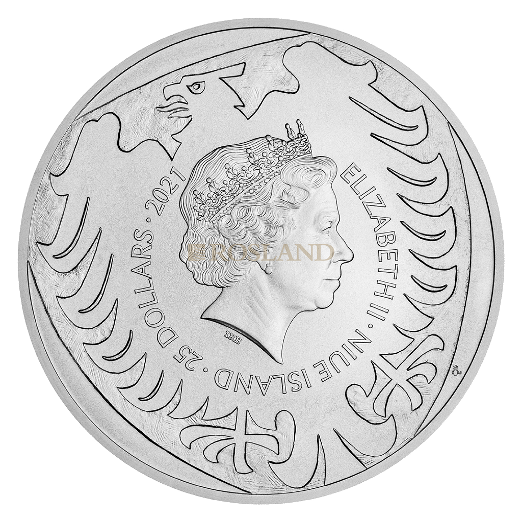 10 Unzen Silbermünze Tschechischer Löwe 2021