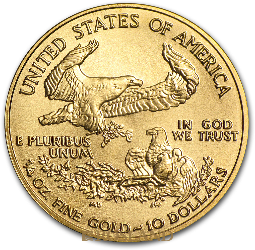 1/4 Unze Goldmünze American Eagle 2008