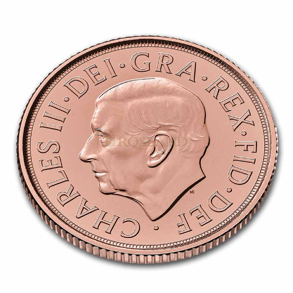 1 Sovereign Goldmünze Großbritannien 2022 Memorial King Charles