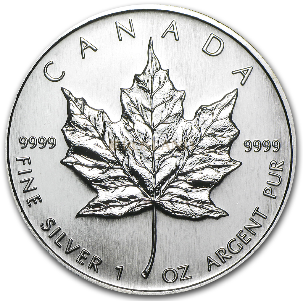 1 Unze Silbermünze Kanada Maple Leaf 2007
