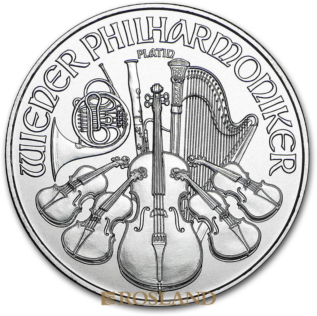 1 Unze Platinmünze Wiener Philharmoniker 2016
