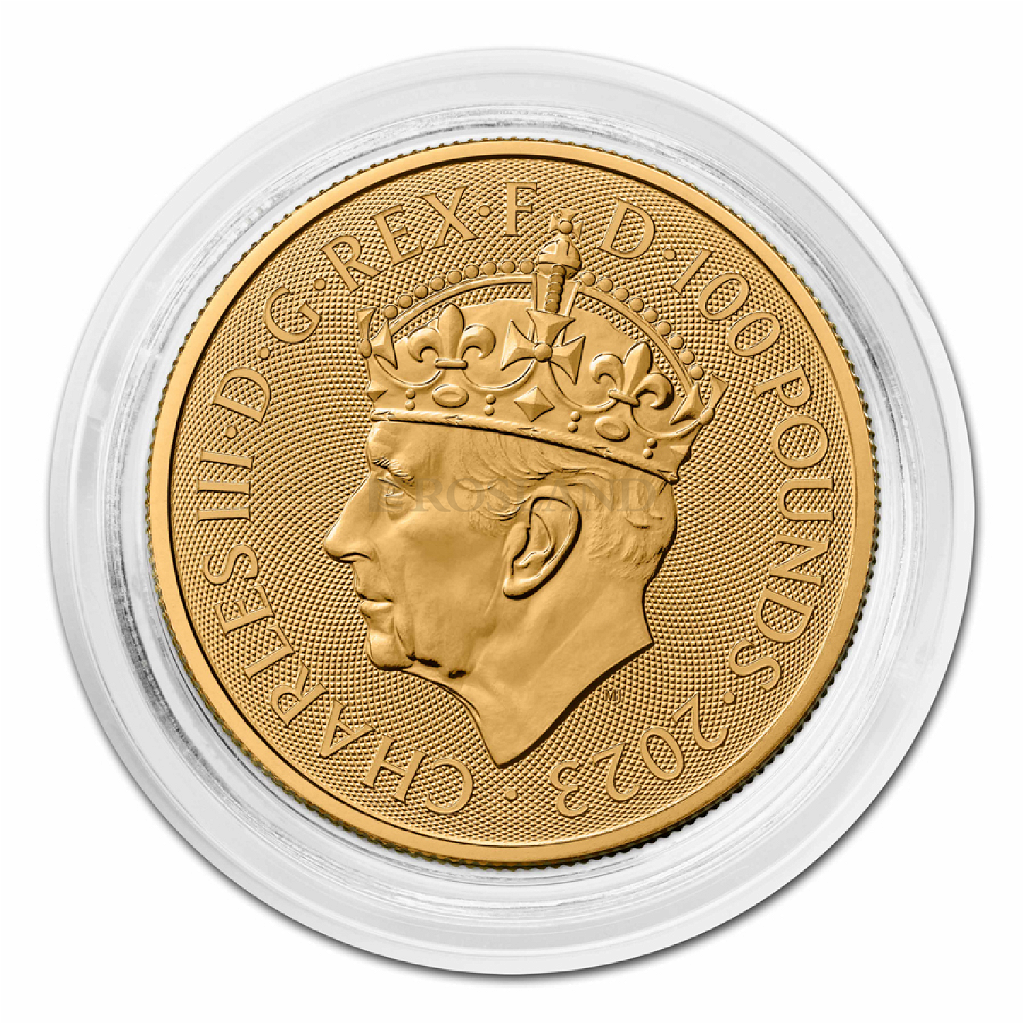 1 Unze Goldmünze Britannia 2023 Coronation