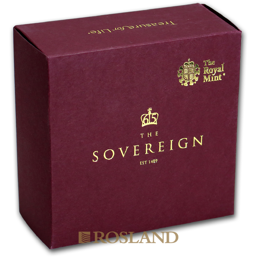 5 Sovereign Goldmünze Großbritannien 2018 (Box, Zertifikat)