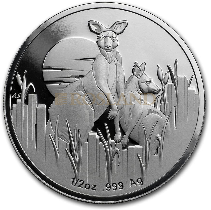 1 Unze Silbermünze Känguru - Australien in der Dämmerung 2020 PP (Box, Zertifikat)