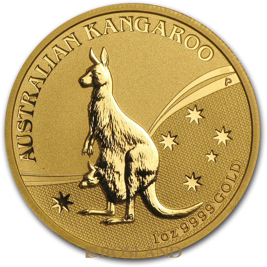 1 Unze Goldmünze Australien Känguru 2009