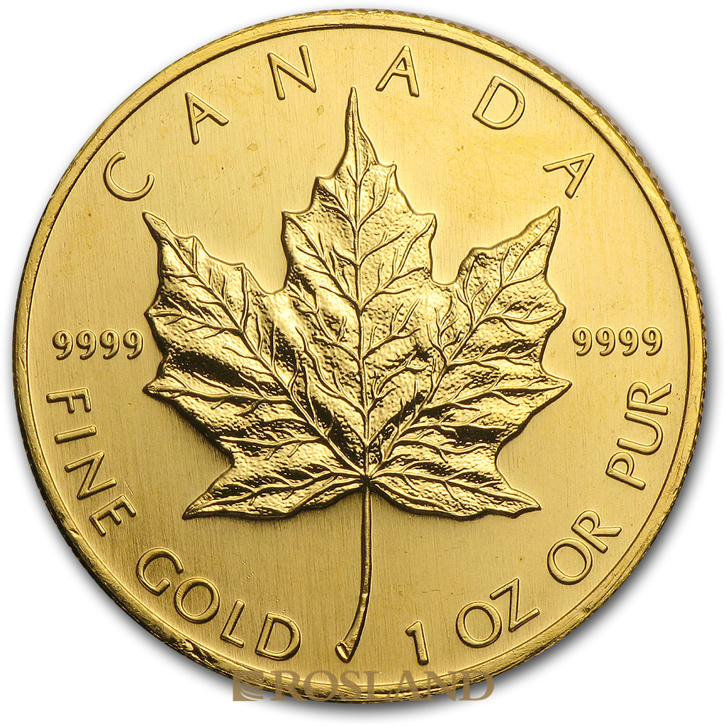 1 Unze Goldmünze Kanada Maple Leaf 1994