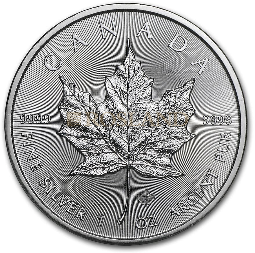 1 Unze Silbermünze Kanada Maple Leaf 2020