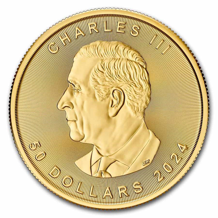 1 Unze Goldmünze Kanada Maple Leaf 2024