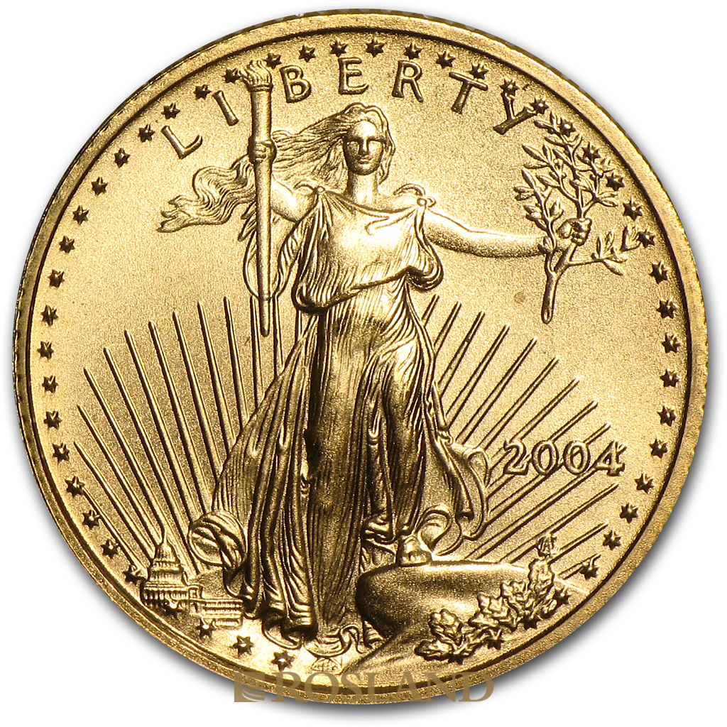 1/10 Unze Goldmünze American Eagle 2004