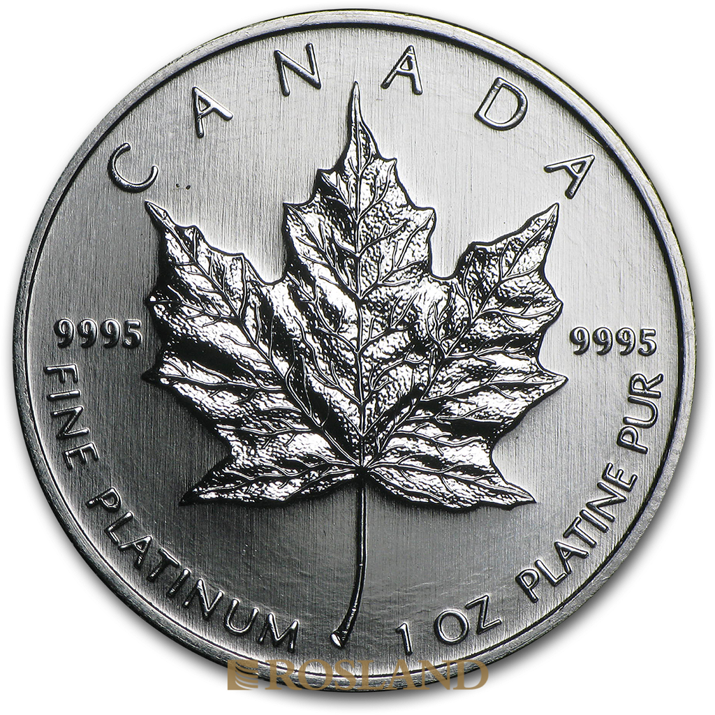 1 Unze Platinmünze Kanada Maple Leaf 2009