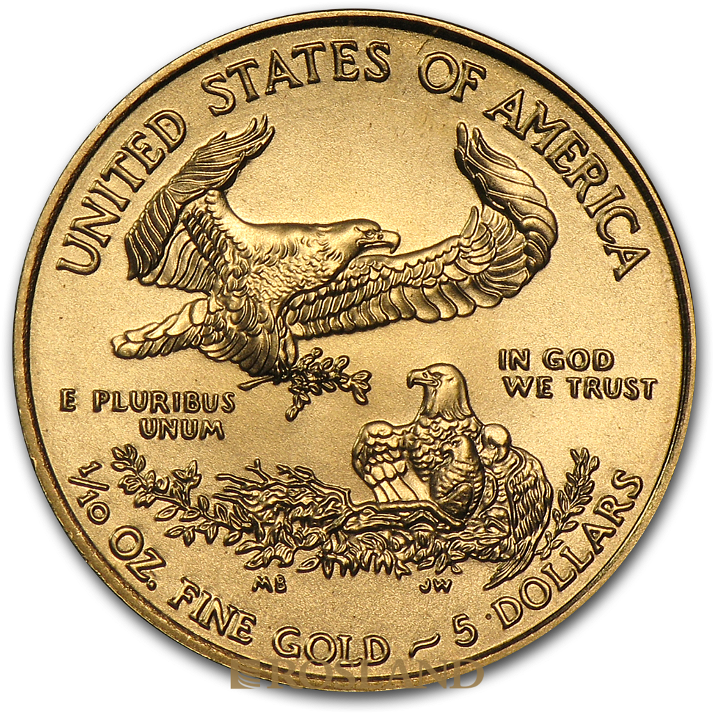 1/10 Unze Goldmünze American Eagle 2013