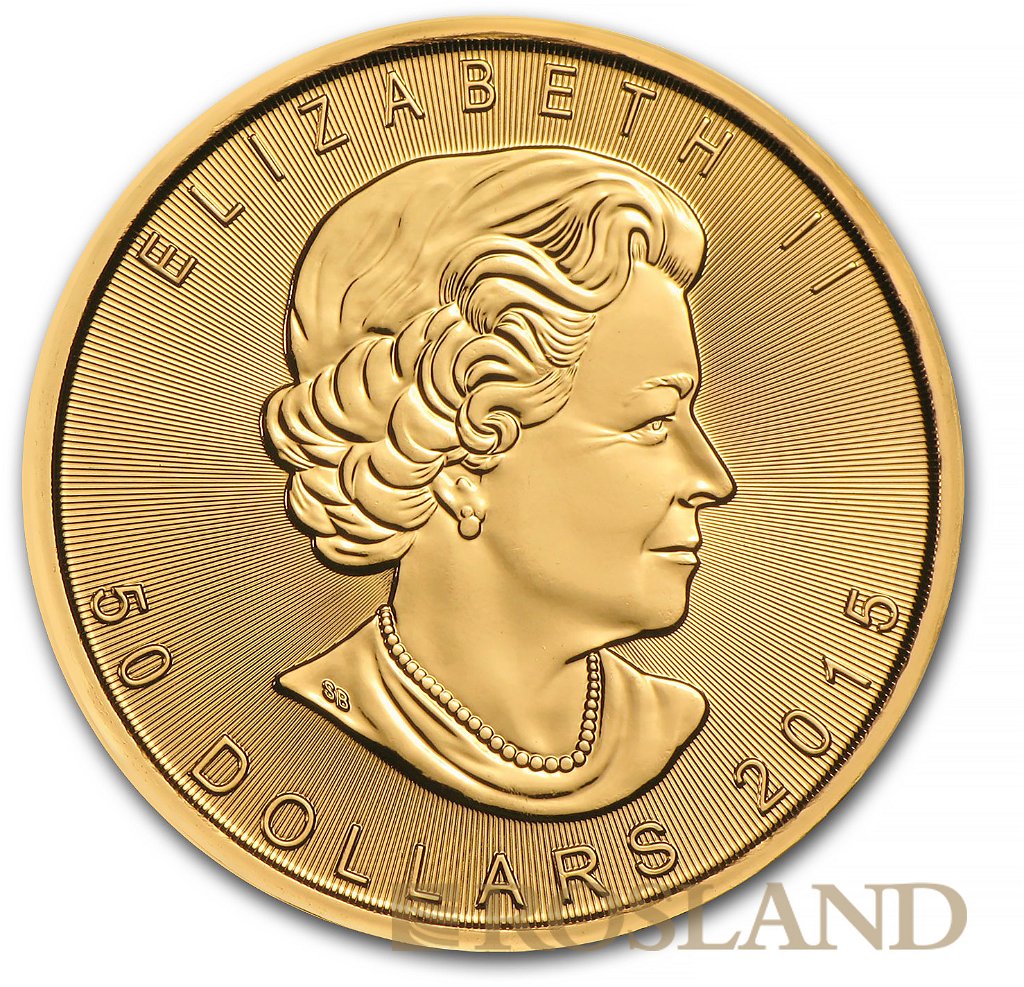 1 Unze Goldmünze Kanada Maple Leaf 2015