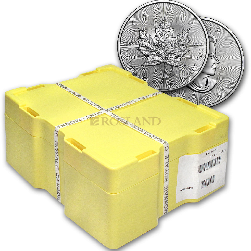 1 Unze Silbermünze Kanada Maple Leaf 2018