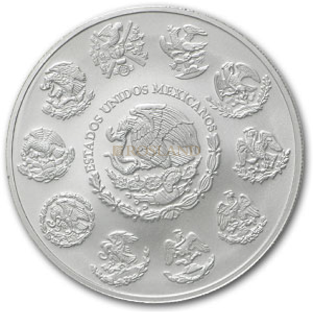 2 Unzen Silbermünze Mexican Libertad 2004