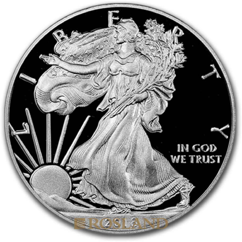 1 Unze Silbermünze American Eagle 2018 (W) PP PCGS PR-70 (FS, DCAM)