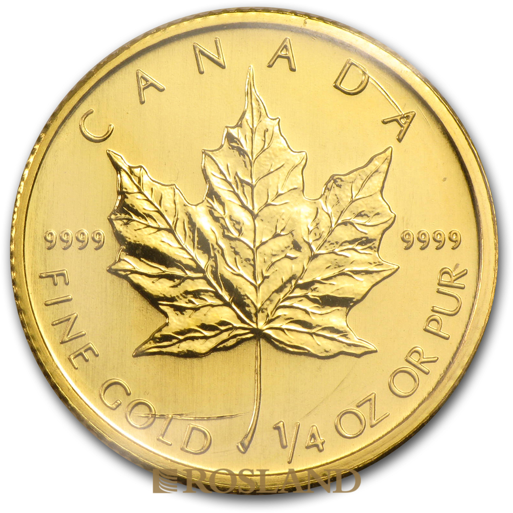 1/4 Unze Goldmünze Kanada Maple Leaf 2009