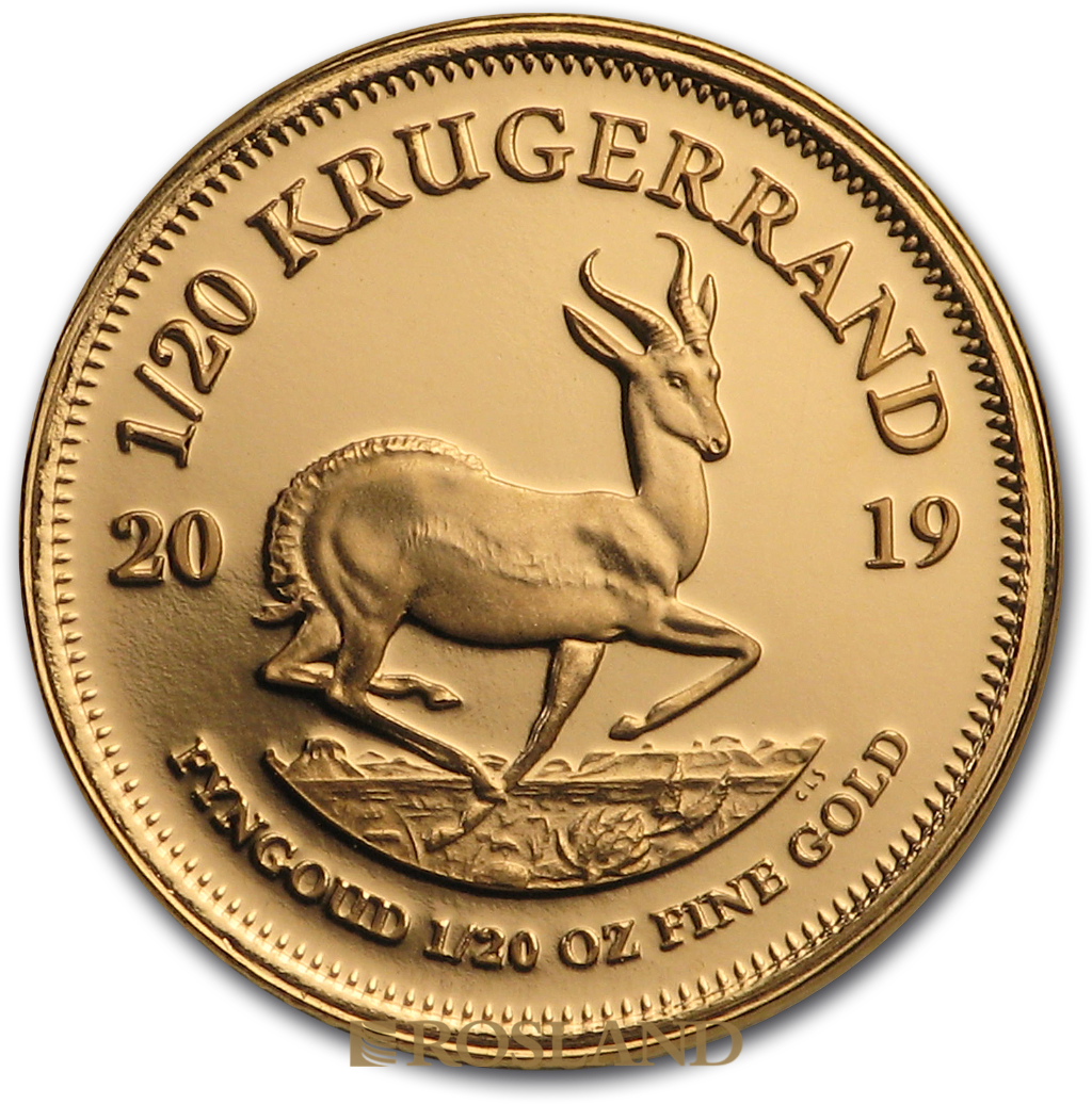 0,92 Unzen - 5 Goldmünzen Krügerrand Set 2019 PP (Box, Zertifikat)