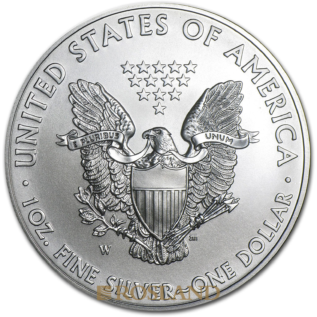 1 Unze Silbermünze American Eagle 2014 (W) Matt (Box, Zertifikat)