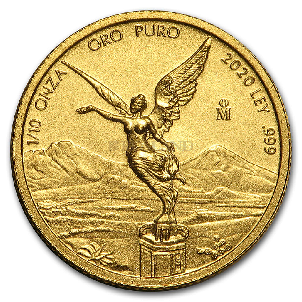 1/10 Unze Goldmünze Mexican Libertad 2020